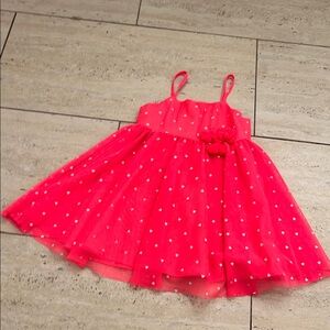 H&M Red and White Spaghetti Strap Sundress Casual